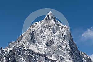 Cholatse mountain peak at Thukla pass, Everest region, Nepal