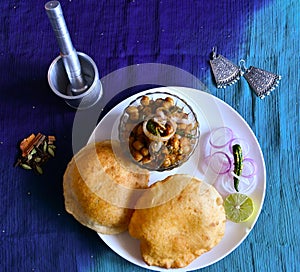 Chole Bhature Punjabi Food