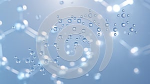 cholecalciferol molecular structure 3d, flat model, vitamin d3, structural chemical formula view from a microscope