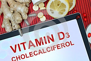 Cholecalciferol (vitamin D3) photo