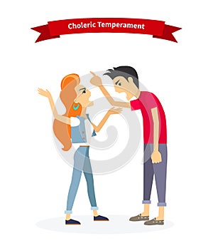 Choleric Temperament Type People photo