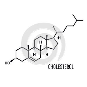 Cholesterol molecule. Cholesterol is biosynthesized by all animal cells and is an essential structural component of animal cell