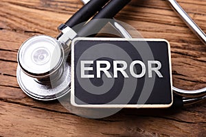 Medical Error And Malpractice Legislation