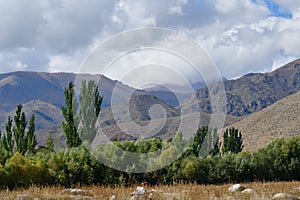 Cholpon Ata scenery, Issyk Kul, Kyrgyzstan