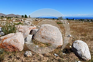 Cholpon Ata scenery, Issyk Kul, Kyrgyzstan