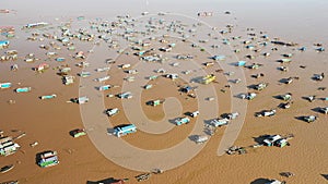 Chong Kneas Floating Village on Tonle Sap Lake