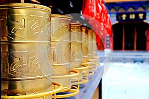 The Rotating Wheel in The Chong Sheng Temple photo
