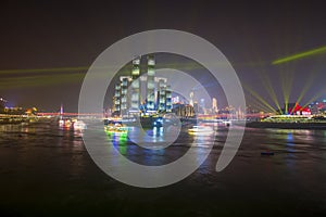 Chongqing cityscape in night view, China