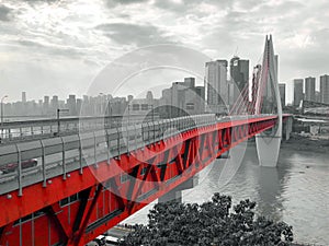 Chongqing Qiansimen Jialing River Bridge photo