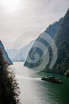 Chongqing Wushan Daning River Small Three Gorges Gorge photo