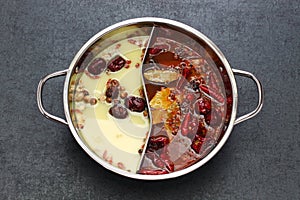 Chongqing yin yang hot pot