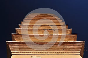 Chongsheng temple pagoda detail, Dali, China