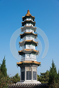 The Chongyang Palace. a famous Temple in Xian, Shaanxi, China.