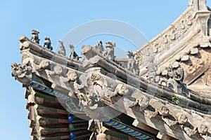 The Chongyang Palace. a famous Temple in Xian, Shaanxi, China.