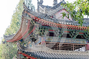 The Chongyang Palace. a famous Temple in Xian, Shaanxi, China.