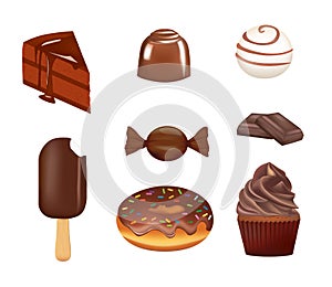 Choolate confectionary set