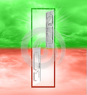 Choose entrance between good and wrong solution