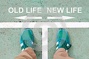 Choosing between old life and new life