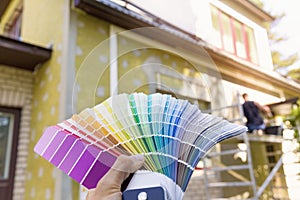 Choosing a paint color for house exterior photo