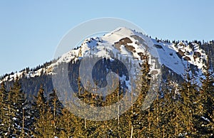 Chopok mountain in Low Tatras in Jasna. Slovakia