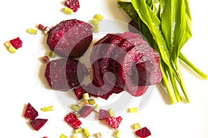 Chopped beets