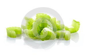 Chopped celery sticks