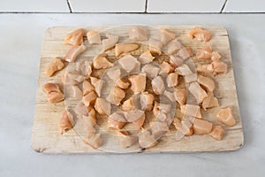 Chopped chicken
