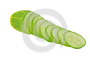 Chopped cucumber