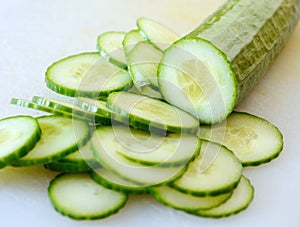 Chopped cucumber