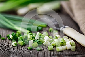 Chopped scallions