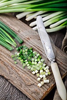 Chopped scallions