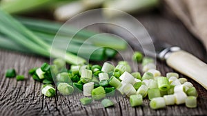 Chopped scallions