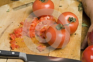 Chopped tomatoes