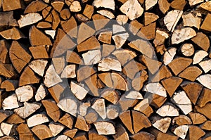 Chopped wood