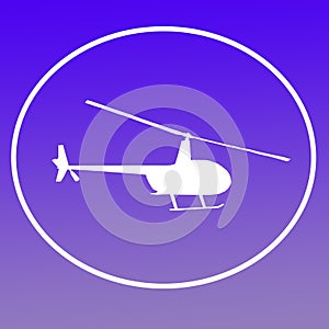 Chopper Helicopter Logo Banner Background Image