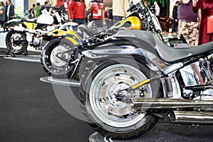 Chopper motorcycle wheels