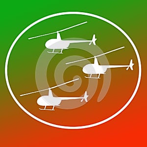 Choppers Helicopters Logo Banner Background Image