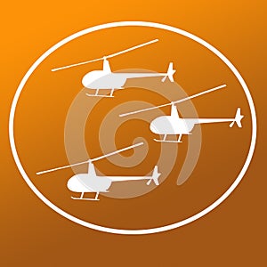 Choppers Helicopters Logo Banner Background Image