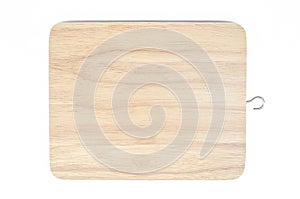 Chopping board isolated white background