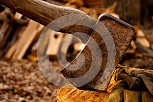 Chopping Wood photo