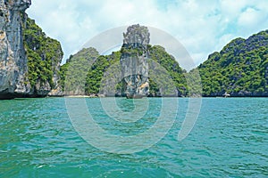 Chopstick island rock formations