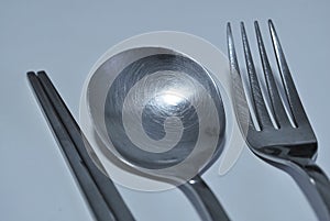 Chopsticks, Spoon and Fork