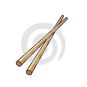 Chopsticks vector illustartion