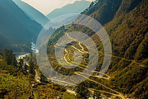 Chopta Valley in North Sikkim, India