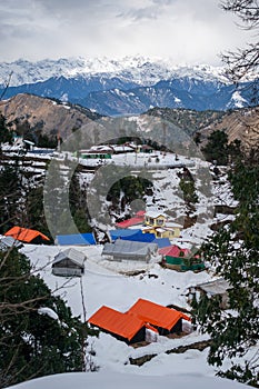 Chopta in winter season   Uttarakhand