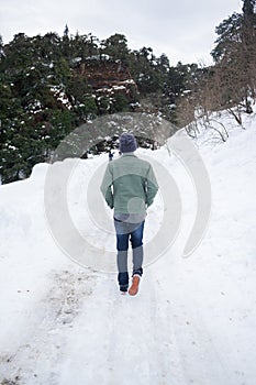 Chopta in winter season   Uttarakhand