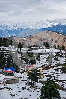 Chopta in winter season   Uttarakhand