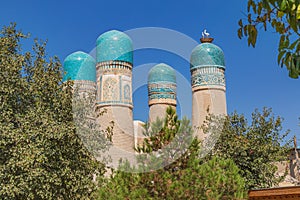 The Chor Minor Madrasa in Bukhara