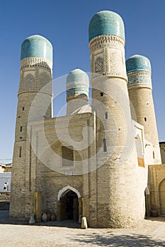 Chor Minor madrasah in Bukhara photo