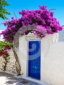 Chora the Capital of Amorgos Island